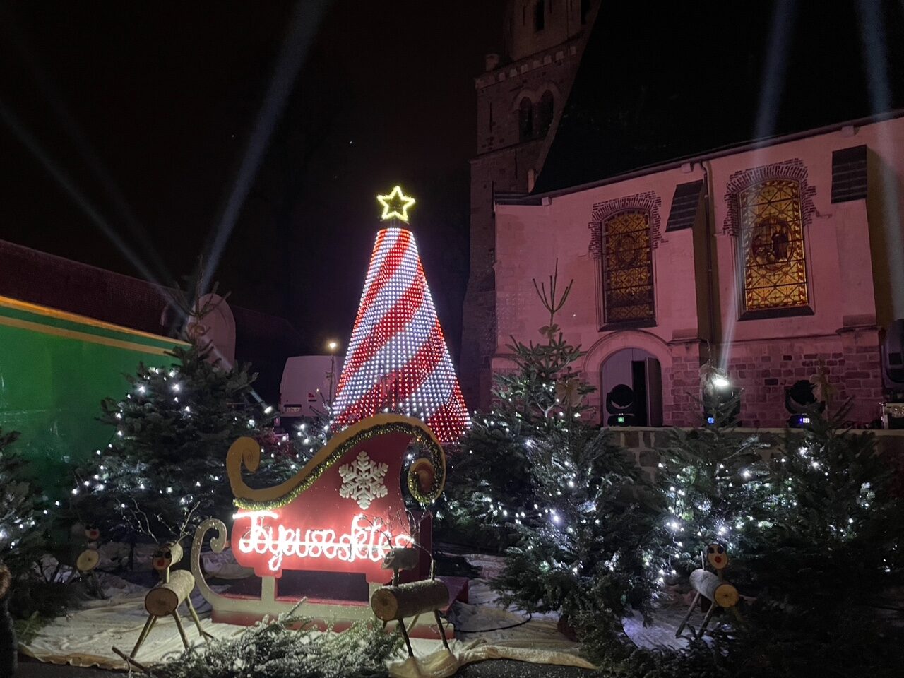 Décoration Marché de Noël