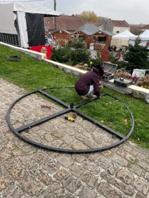 installation lumiere marche noel