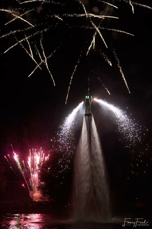 flyboard pyrotechnie artifice