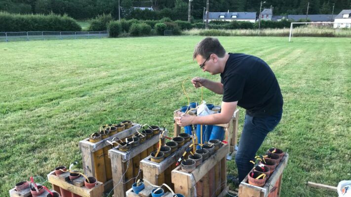 Spectacle pyrotechnique — système de tir interactif Chronix