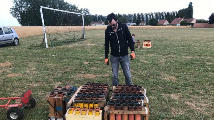 Spectacle pyrotechnique — système de tir interactif Chronix