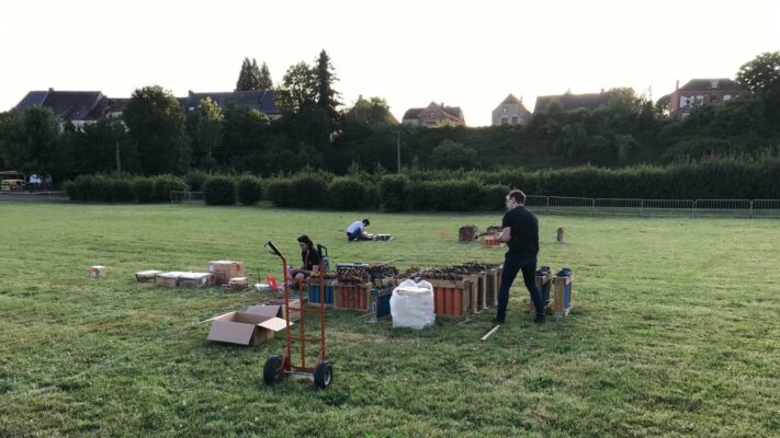 Spectacle pyrotechnique — système de tir interactif Chronix